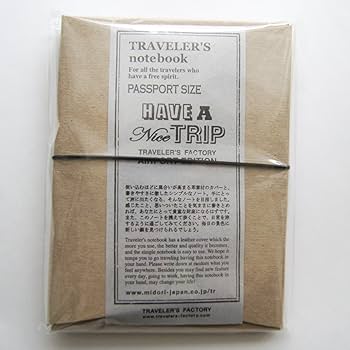 トラベラーズノート パスポートサイズ   レザーホルダー 　成田空港限定 成田空港限定のトラベラーズノート（パスポートサイズ）を買っ